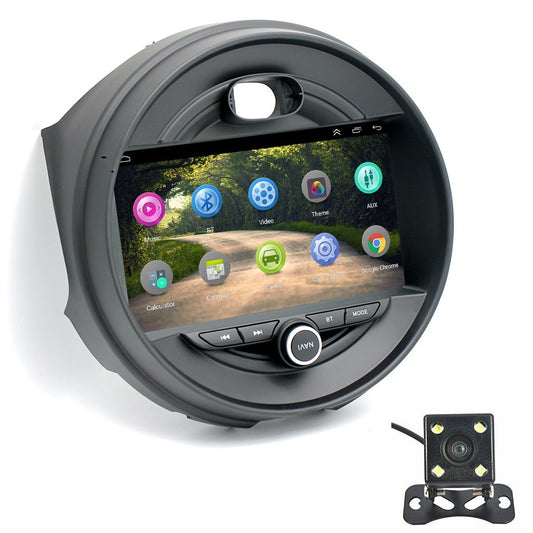 Car MP5 Player GPS Navi W/Camera For Carplay Fit for BMW for Mini Cooper 2014-2021 Q