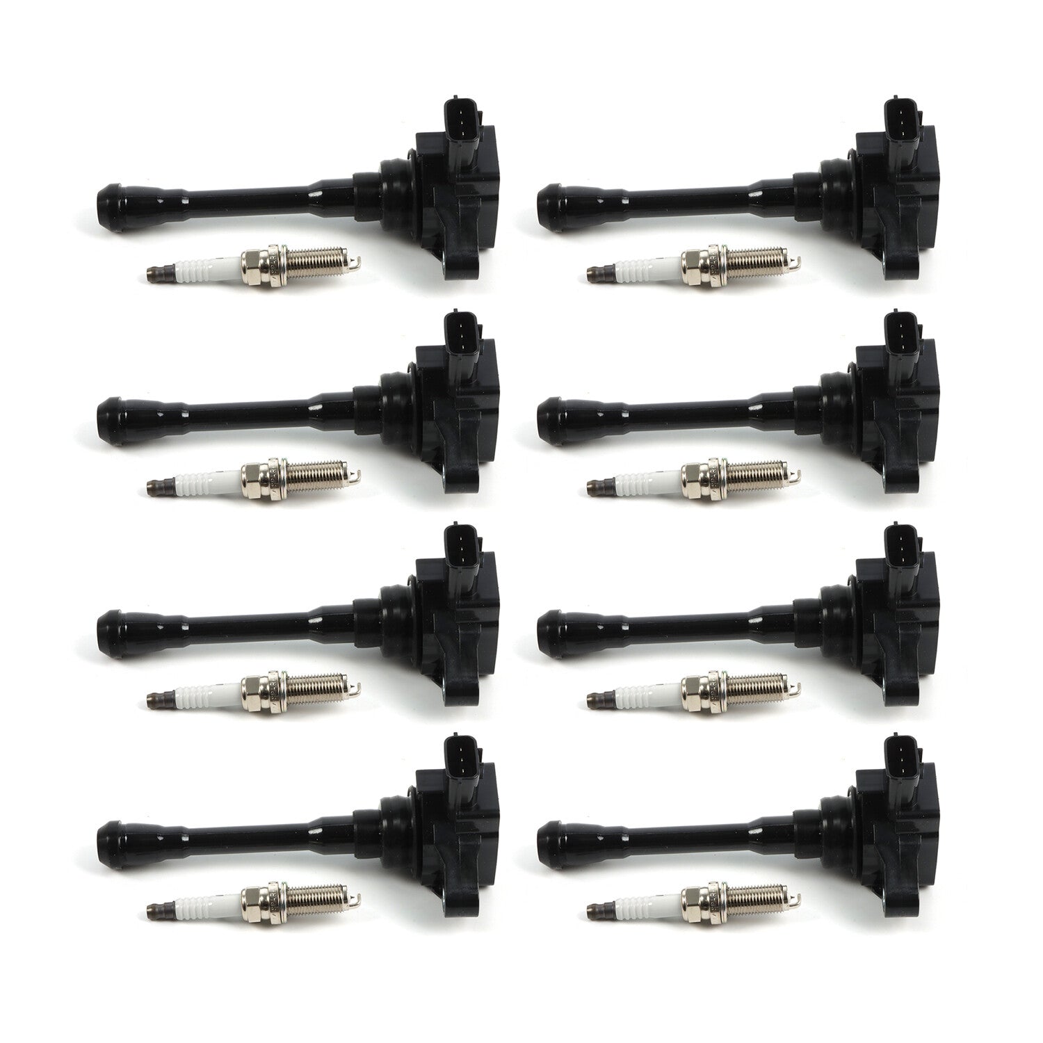 8Pcs Ignition Coil  Iridium Spark Plugs for Nissan NV2500 NV3500 TITAN 5.6L