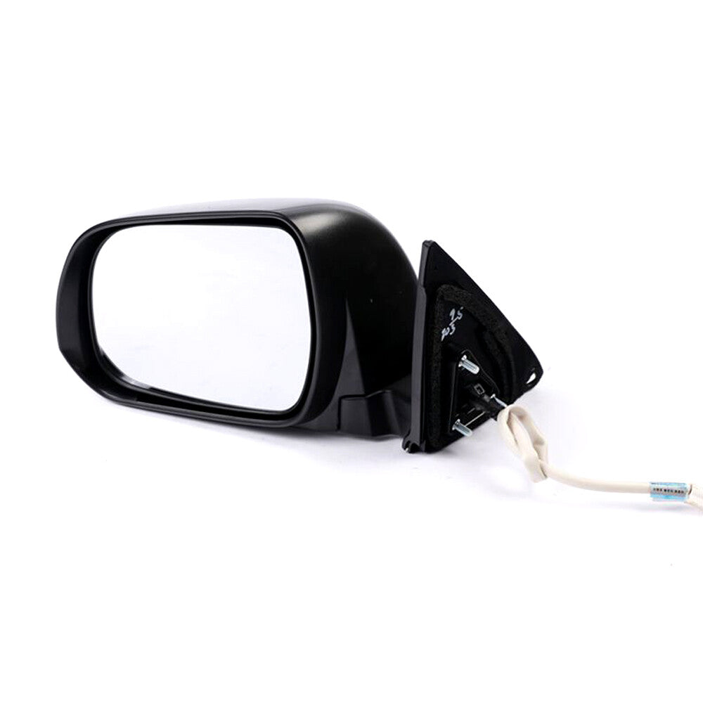 Side mirror passenger R for 08-13 Highlander, power manual folding/black 3-pin - n