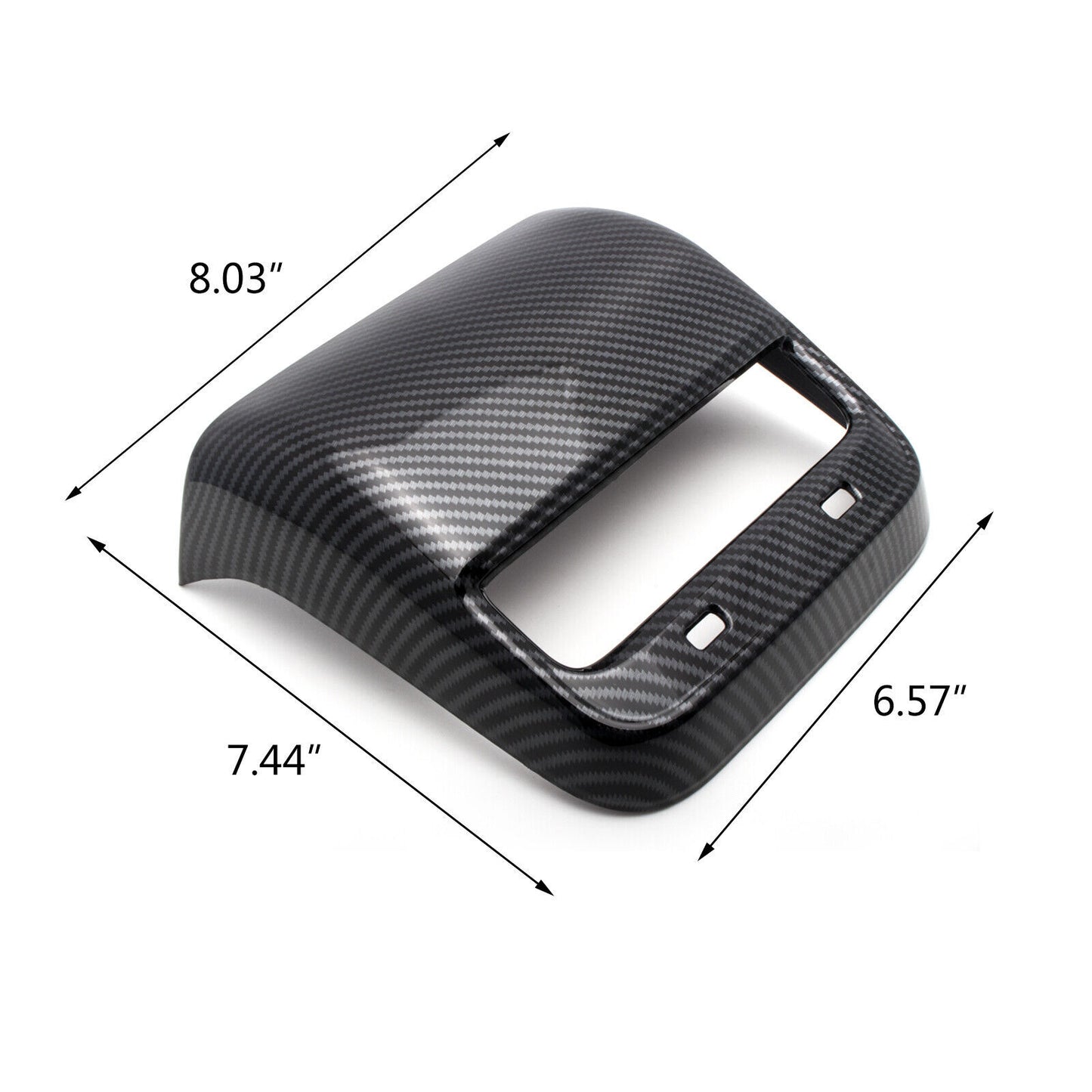 Carbon fiber patterned rear AC vent cover for Model 3 Y 2017-23- n