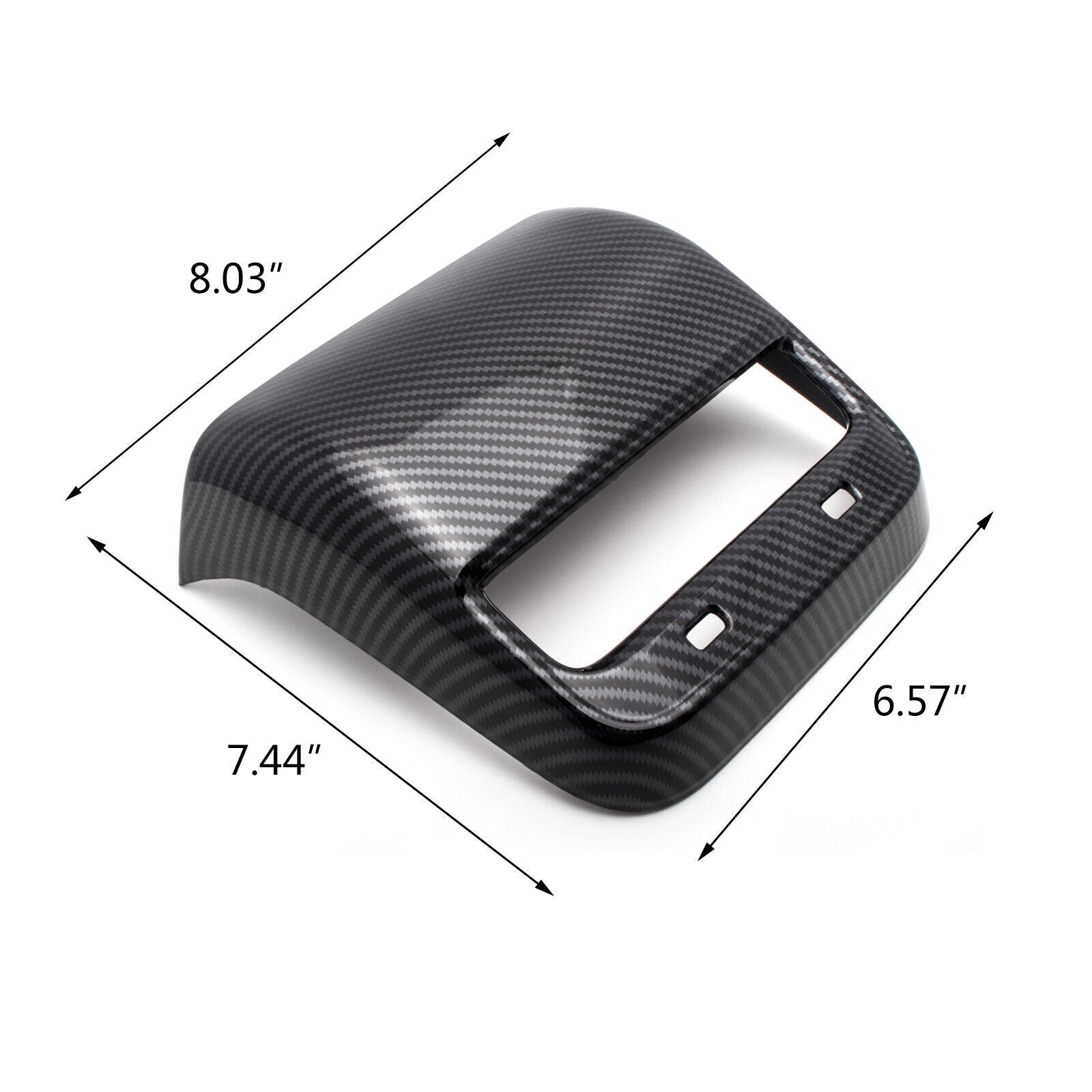 Carbon fiber patterned rear AC vent cover for Model 3 Y 2017-23- n