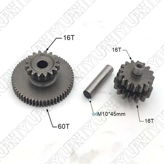 New Engine Starter Gear 16T Teeth Starter Idler Reduction Gear Assy For ATV Quad Q