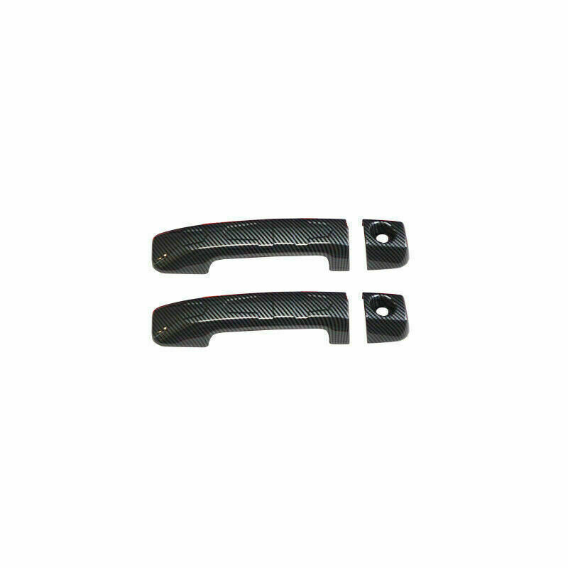4P Carbon Fiber Look Side Door Handle Cover Trim for Toyota FJ Cruiser 2007-2014