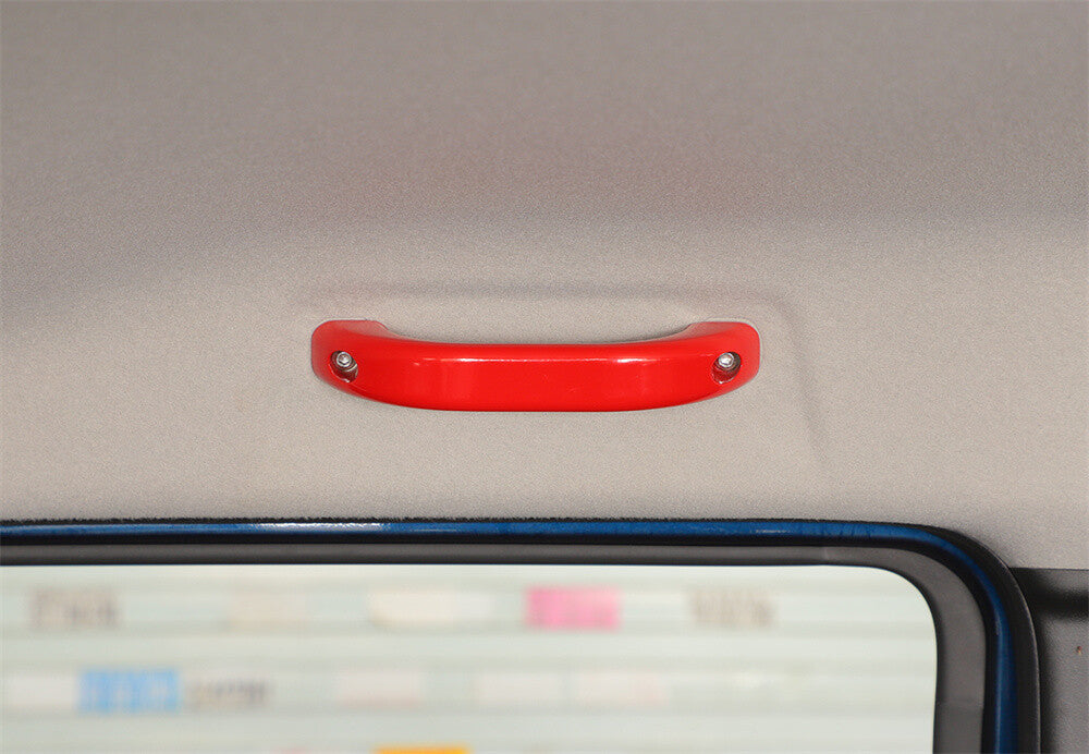 Alloy Red Car Roof Grab Handle Hard Mount Solid Grab Trim for Suzuki for Jimny 2010+