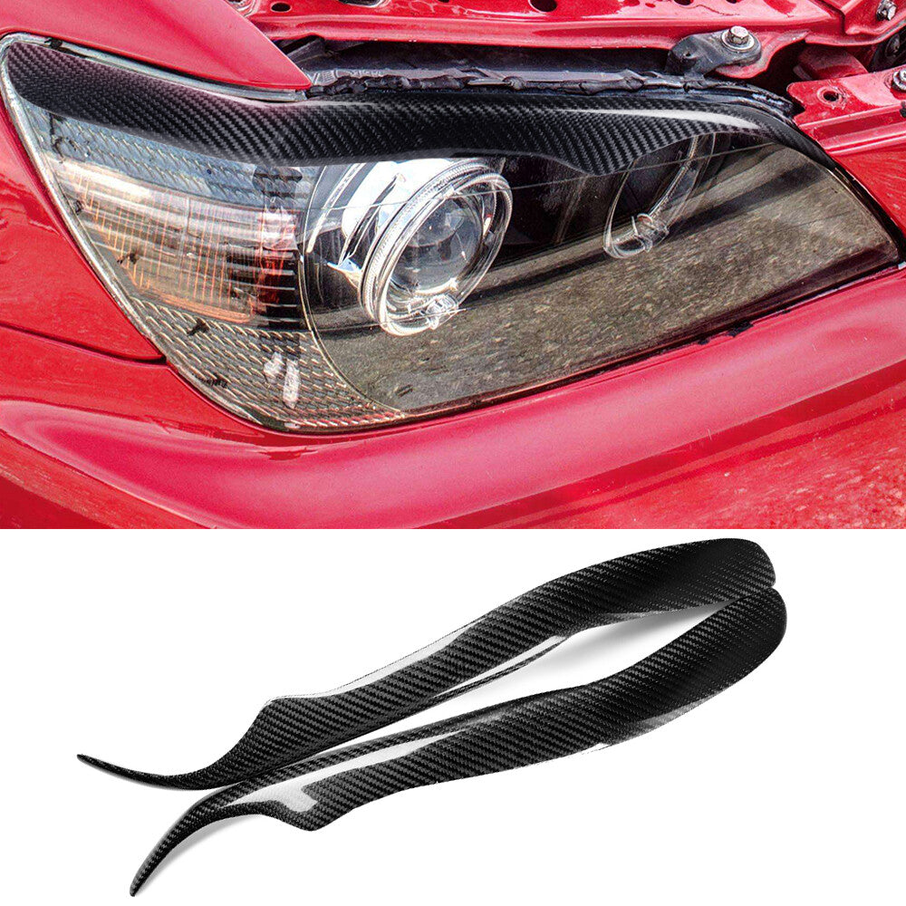 Carbon Fiber Headlight Eyelids Eyebrow Trim for Lexus IS200 Altezza XE10 98-2005