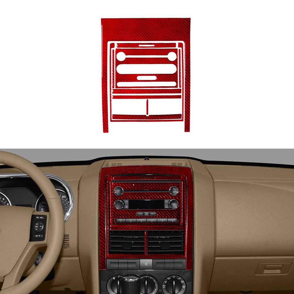3Pcs Carbon Fiber Gear Shift Panel Cover Trim TypeA Sticker for Chrysler 300 A v
