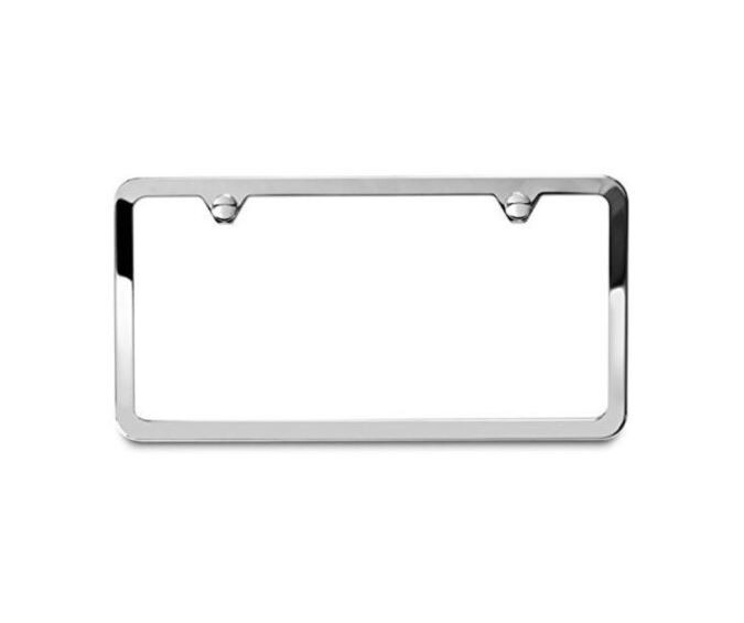 Car License Plate Frame Cover Hood Cap Trunk Gold Plated for Cadillac - v