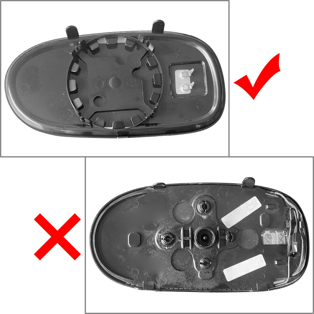 For 2005-2013 for Chevrolet for Corvette Mirror Glass Smooth Heated GM1320520 Right Side