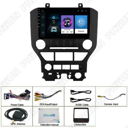 F1 Model Stereo Radio for 2015-2021 for Mustang 9-inch Android 10.1 GPS Host n