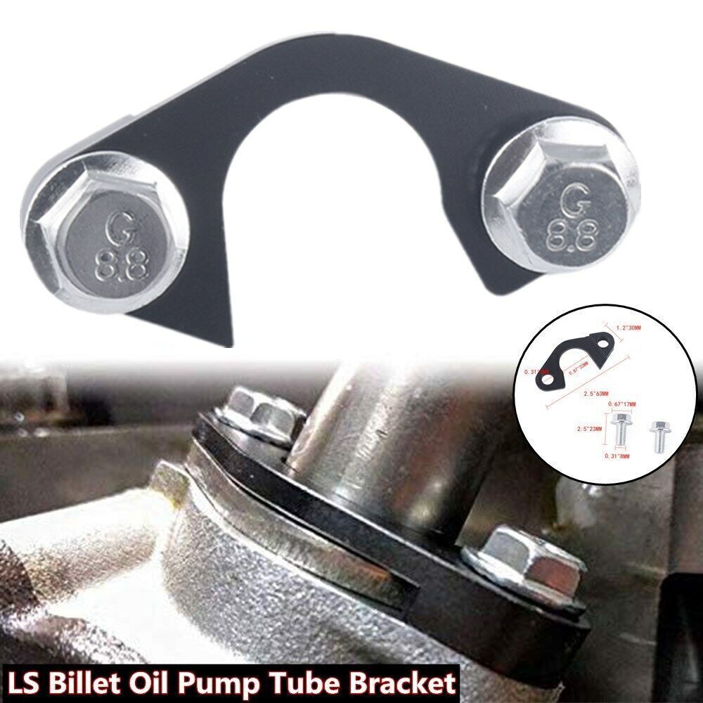 Modified stainless steel oil pump pipe bracket suitable for LS1, LS2, LS3, and LS6 engine mounts. n