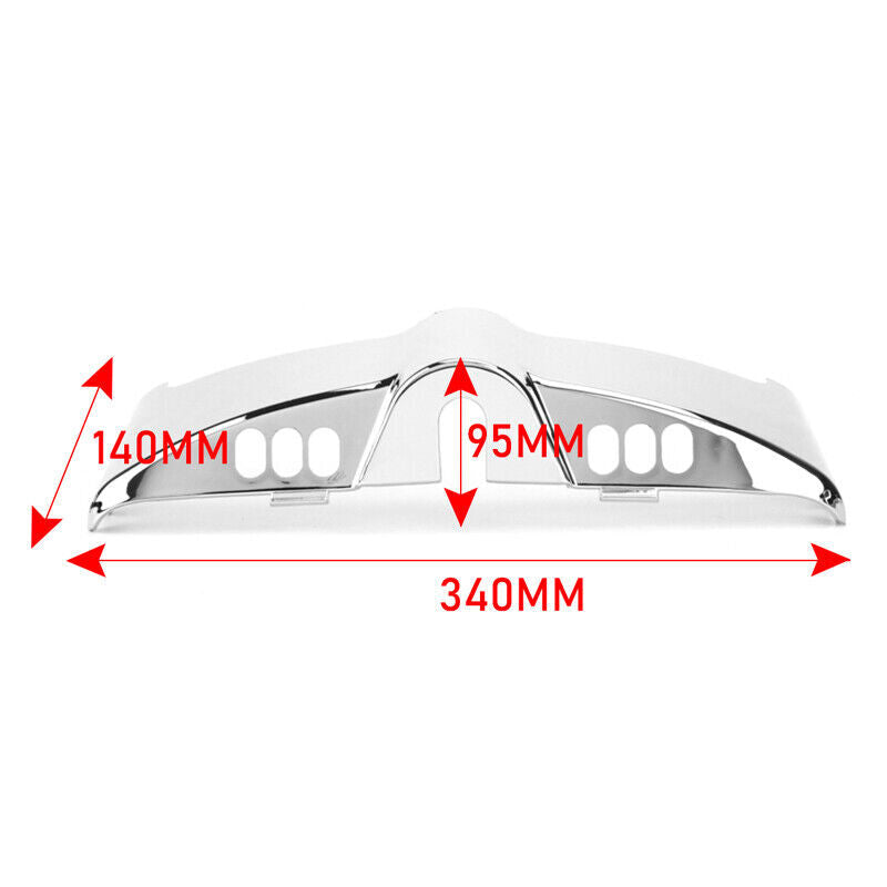 Black internal rectifier switch panel dashboard cover for Harley Street Glide 2014 - 2023 n