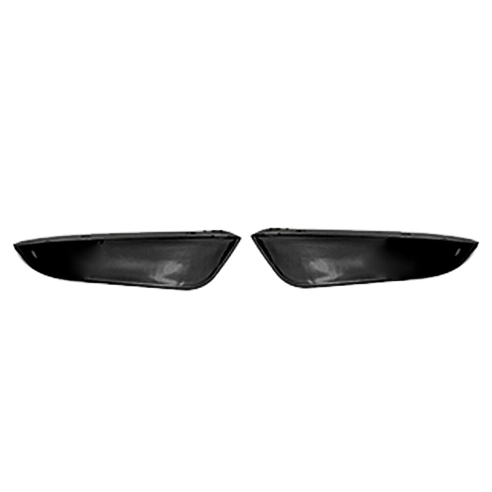 Bumper Side Lip Splitter Spoiler for Mercedes-Benz C-Class W206 Glossy Black