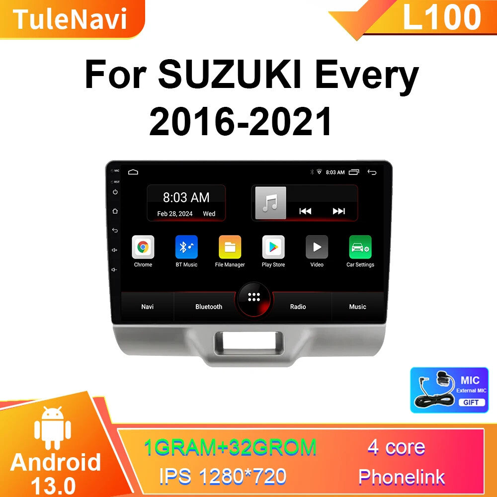 for Suzuki Every Da17 Car Multimedia Video Stereo Player Radio GPS Navigation