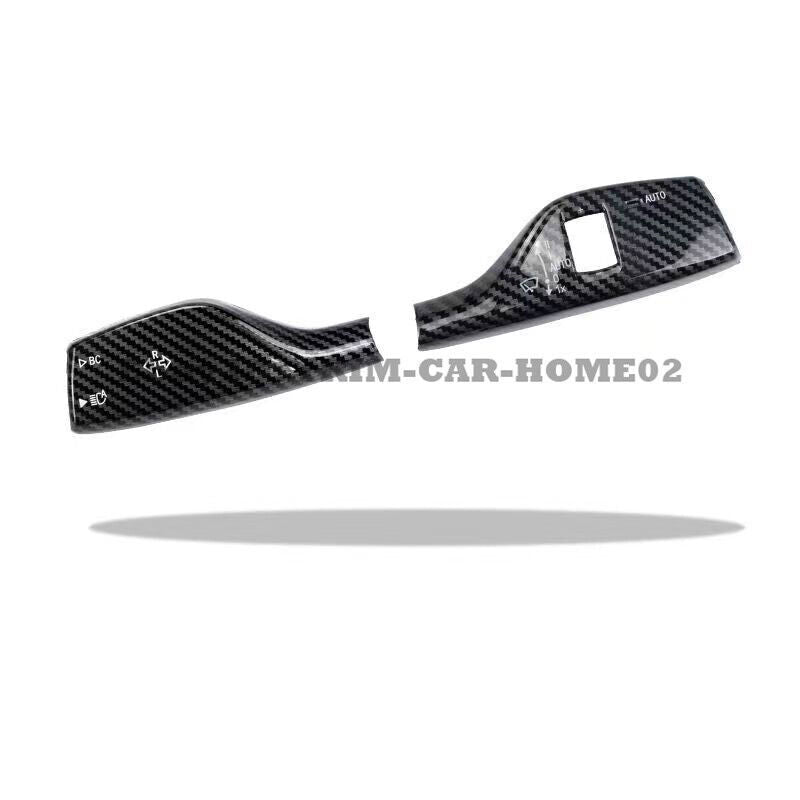 For X3 X4 X3M X4M iX3 2018-2023 ABS Carbon Turn Signal Wiper Lever Cover n