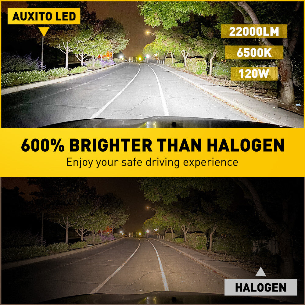 2nd Generation H7 LED Whitening Lamp for Elderly 6500K Whitening 22000LM 120W- v