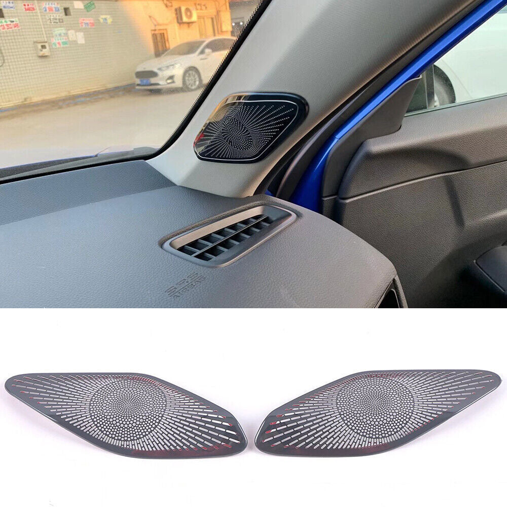 Chrome Front Fog Light Lamp Cover Trim ABS For RAV4 2019-2024 Accessories v