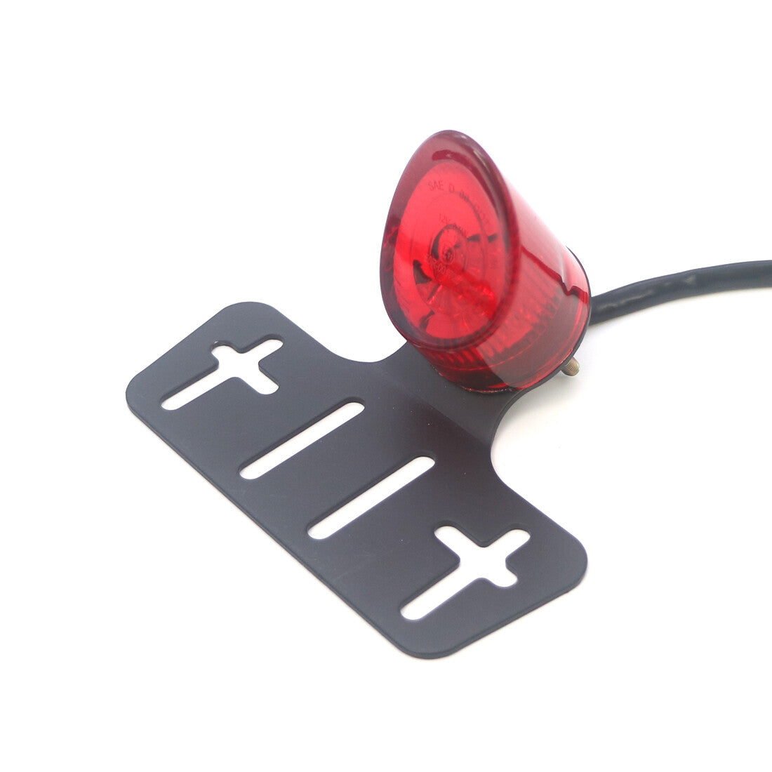 New Black LED Rear License Tail Brake Light Lamp for Honda Bobber Chopper Custom Q