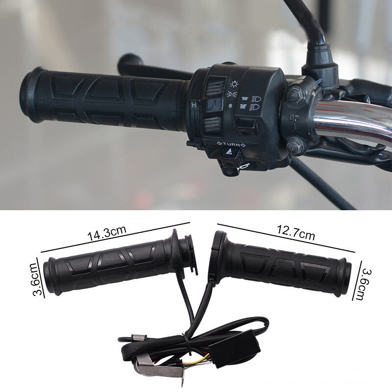 2x Upgraded Adjustable Heating Treatment for Motorcycles and Bicycles - Motorcycle Heated Grips n