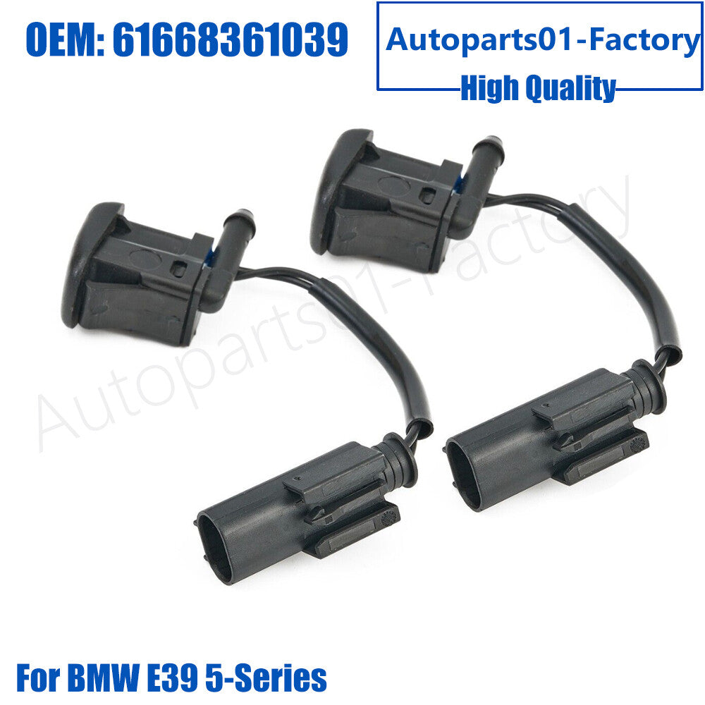61668361039 Set of 2PCS Windshield Heated Washer Nozzle for BMW E39 5-Series