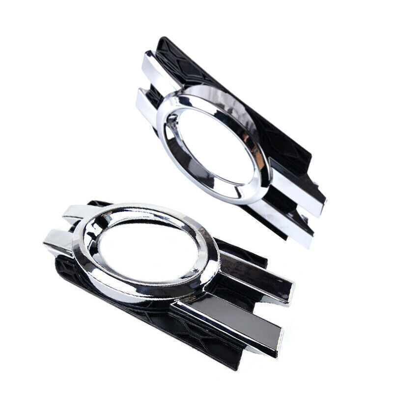 Pair Chorme Front Bumper Fog lamp Grille Cover For 2007-2009 for Mercedes GL450