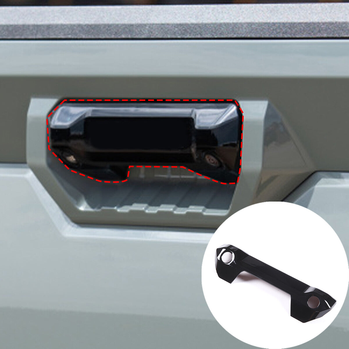 Carbon Fiber Gear Shift Knife Handle Trim Cover for Supra A90 2019-21- v