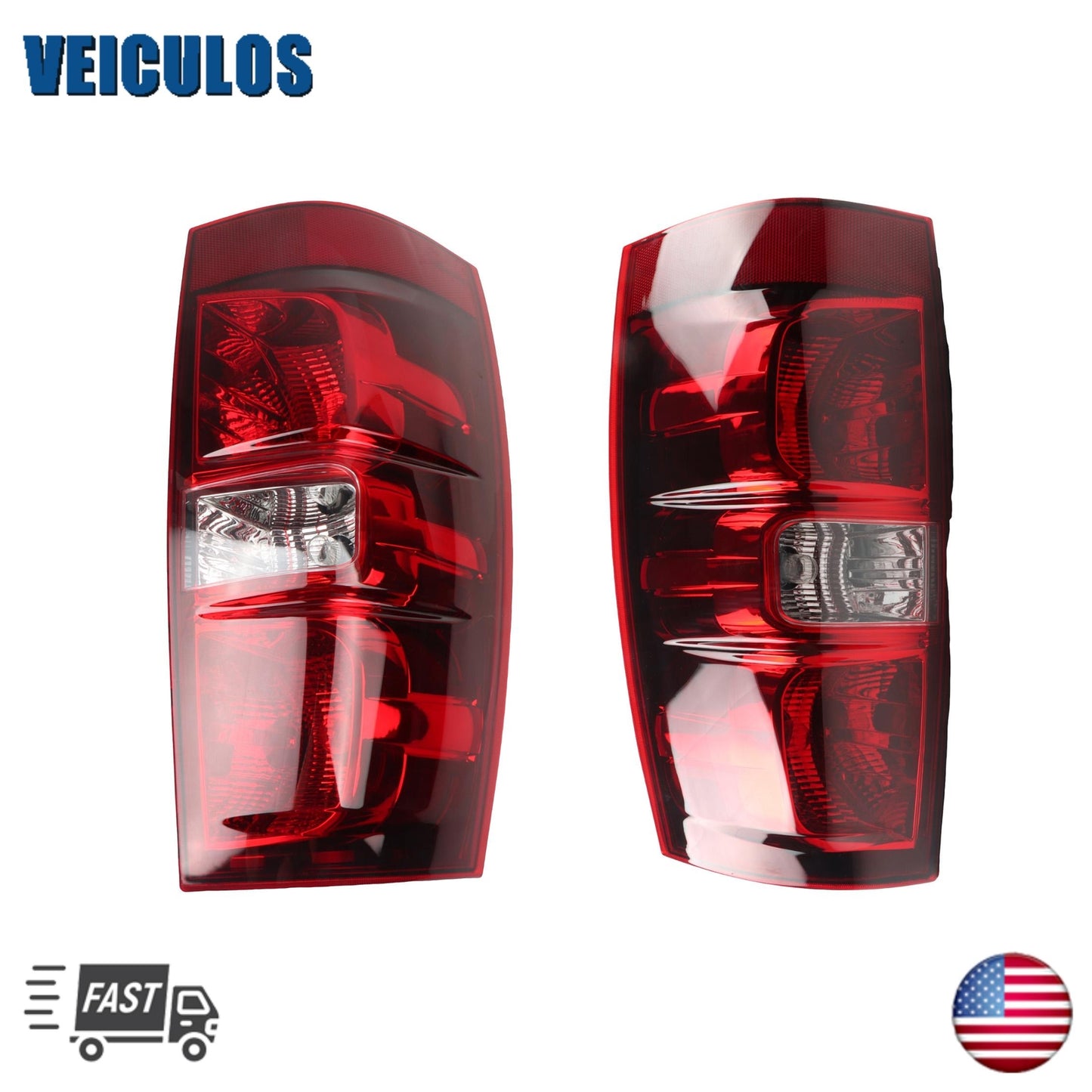 Right Left Pair Tail Lights Brake Lights Set for 2007-2014 Tahoe Suburban