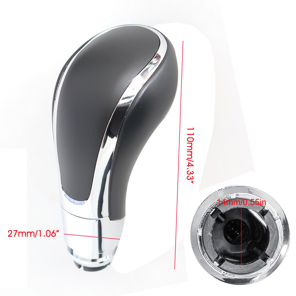 AUTOMATIC SELECTOR LEVER BLACK CHROME for OPEL INSIGNIA SHIFT BUTTON TRANSMISSION NEW Q