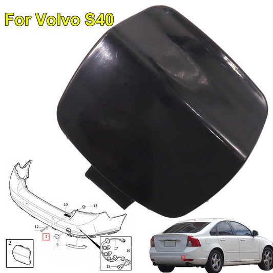 OE# 39886337 Car Rear Bumper Tow Hook Eye Cap Cover for Volvo S40 08-13