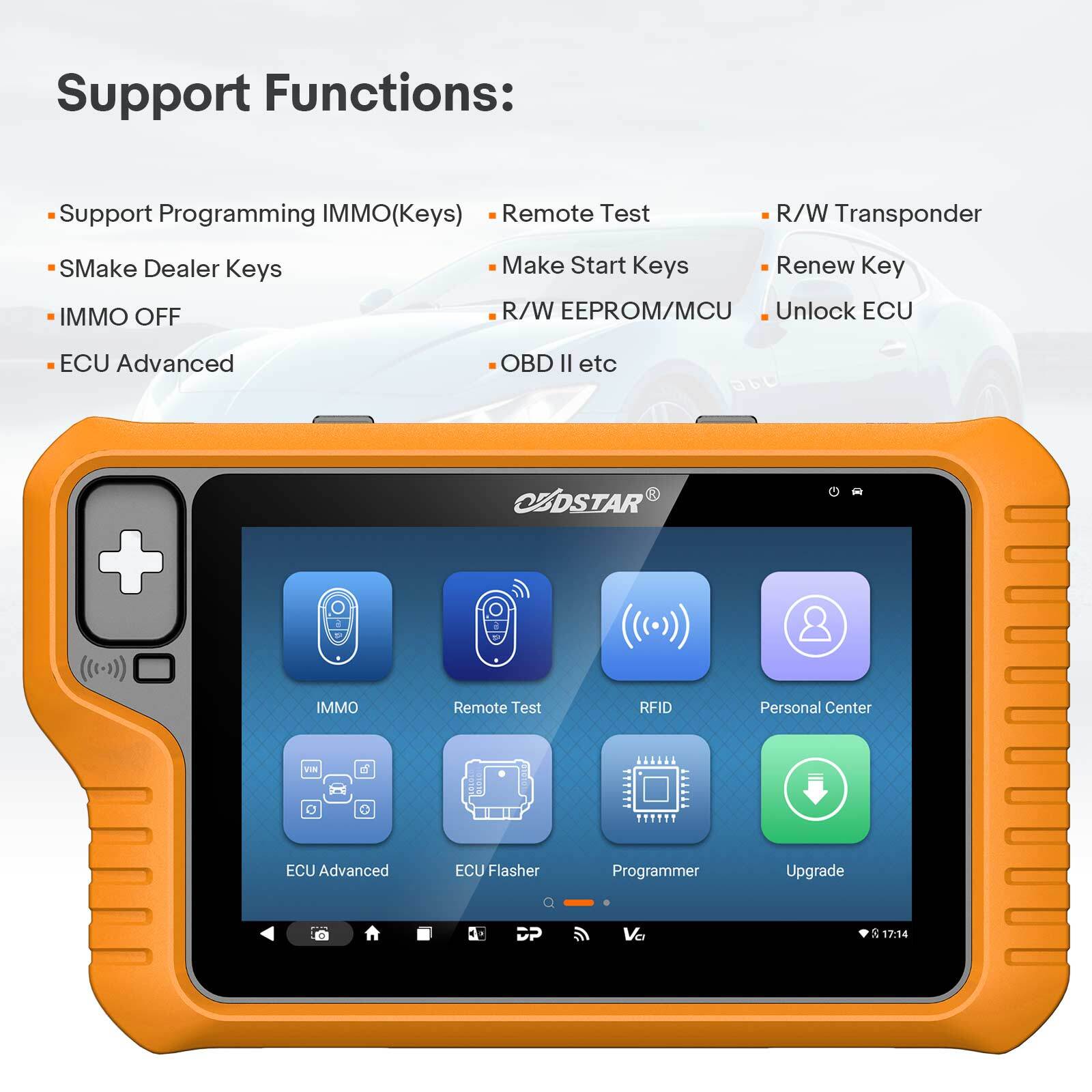 OBDSTAR X300 Classic G3 A1+A2 IMMO Progarmming FOR E-cars, Motorcycle, Marine