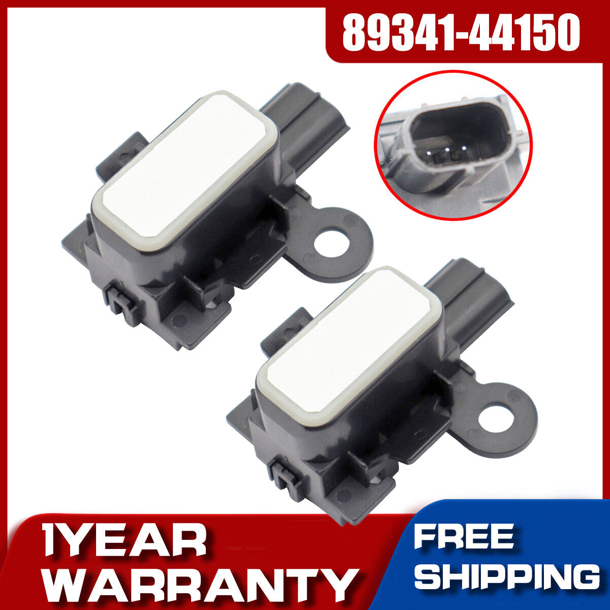 2PCS Backup Parking Sensor for LEXUS GS300 GS350 GS430 GS450H 89341-44150 v