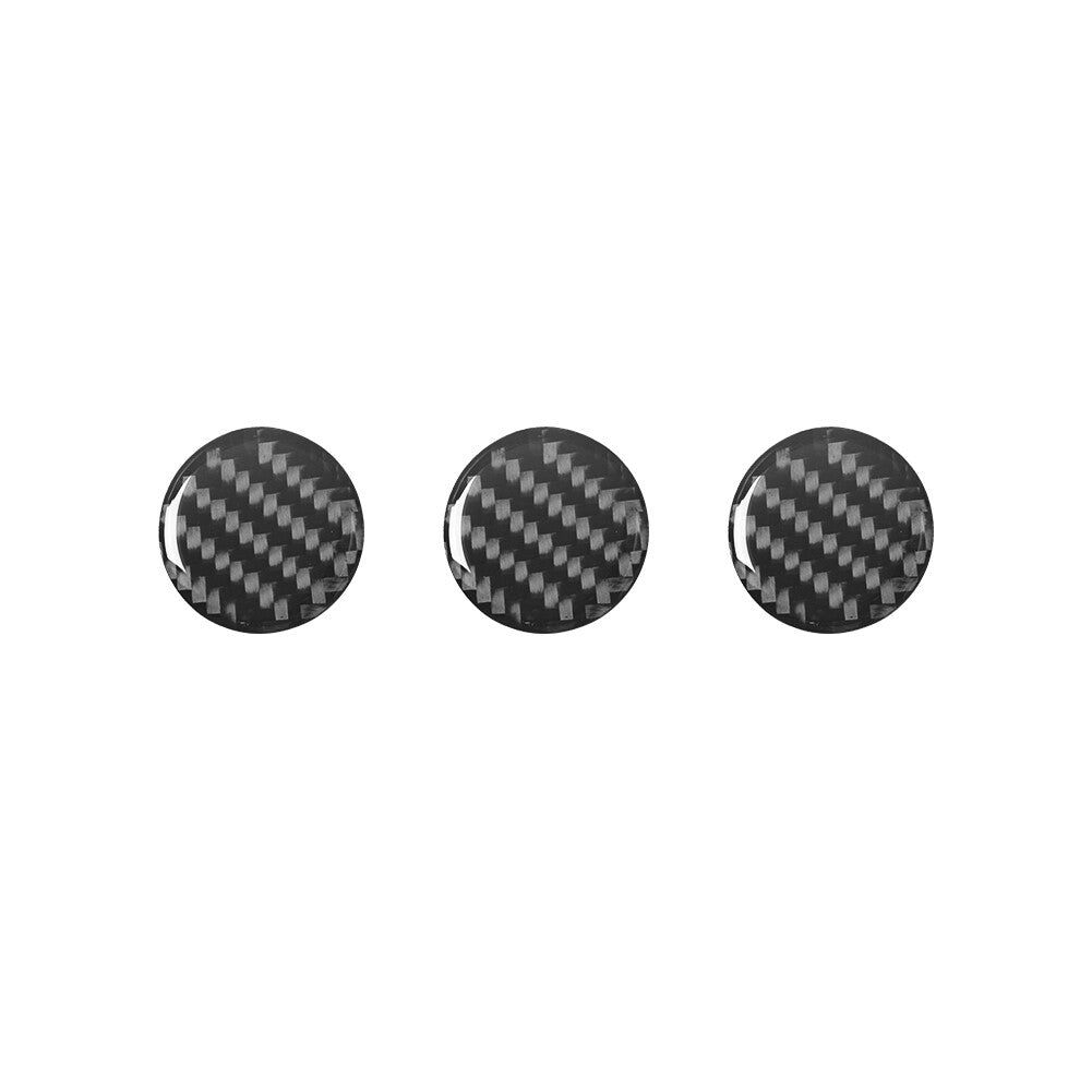 3Pcs Red Carbon Fiber Interior Steering Wheel Set Cover Trim For Z4 E89 v