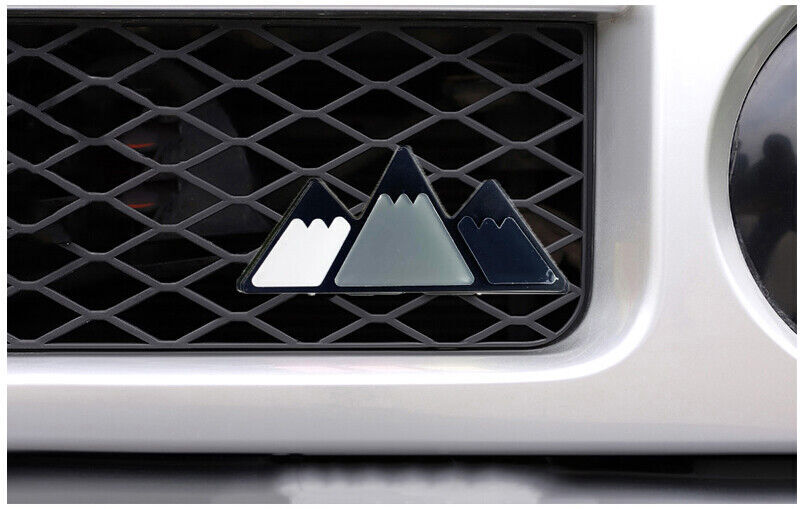 2007-2020 for Toyota FJ Cruiser Three-Colour Front Center Mesh Grille Badge Trim
