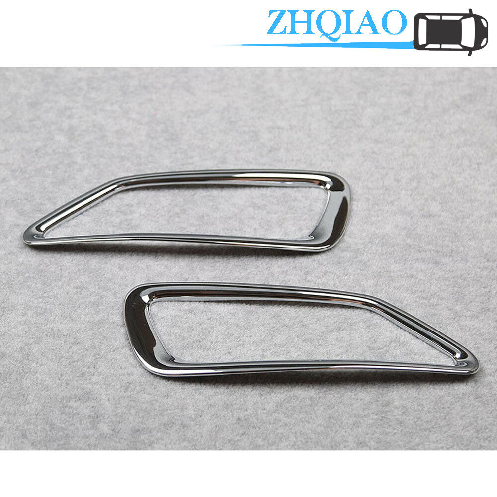 Rear Bumper Fog Light Lamp Chrome Cover Trim Fits for Toyota RAV4 2013 2014 2015