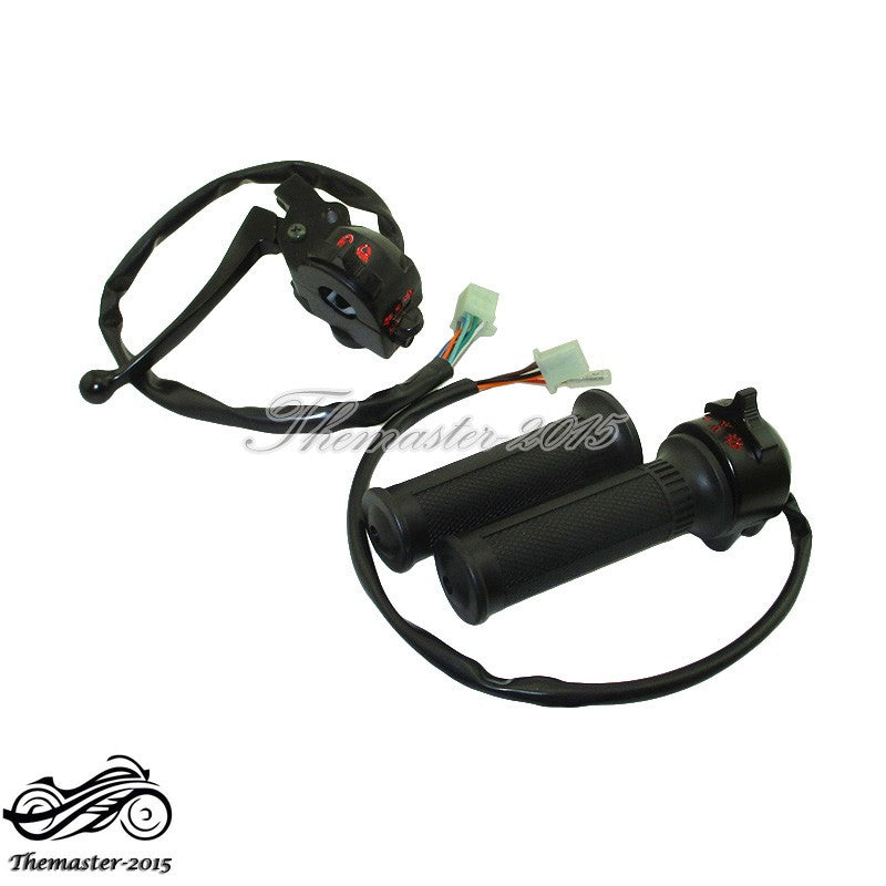 Handlebar Switch Lever Grips Set for Honda Replica Monkey Bike Z50 Q