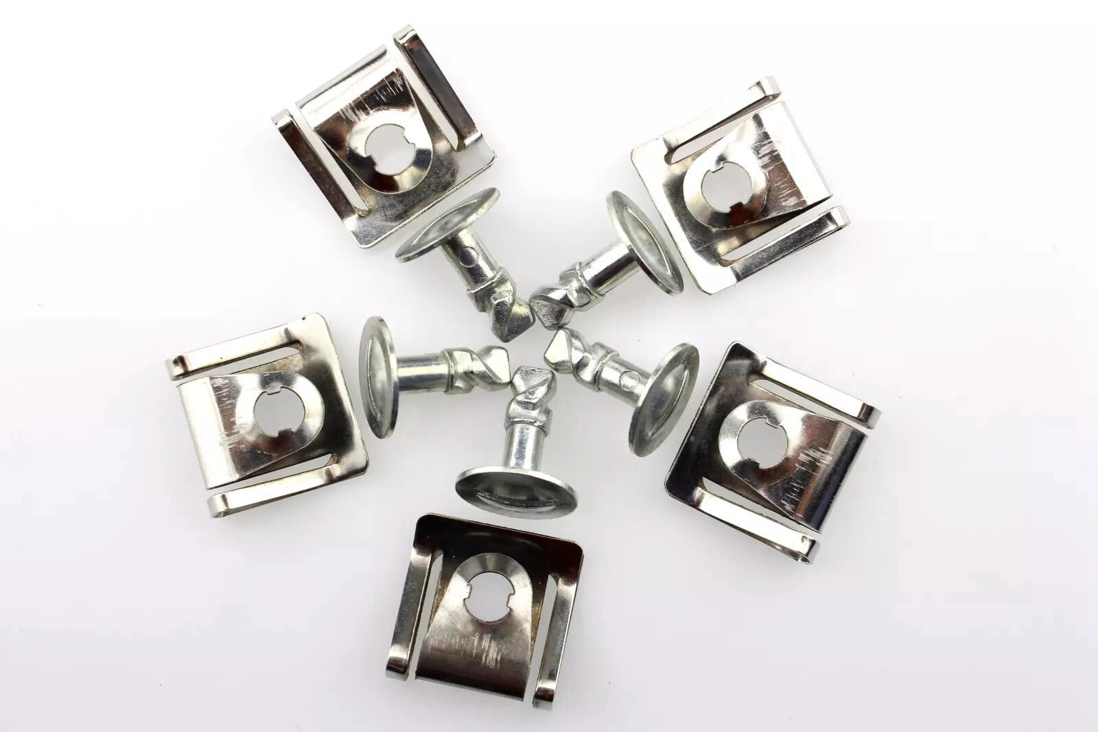 10 Set Under Engine Cover Undertray Kit Screw Metal Clips for Audi for VW for Skoda