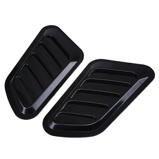 A pair of universal decorative vents with flow inlet spoons. Bonnet side fender covers AI