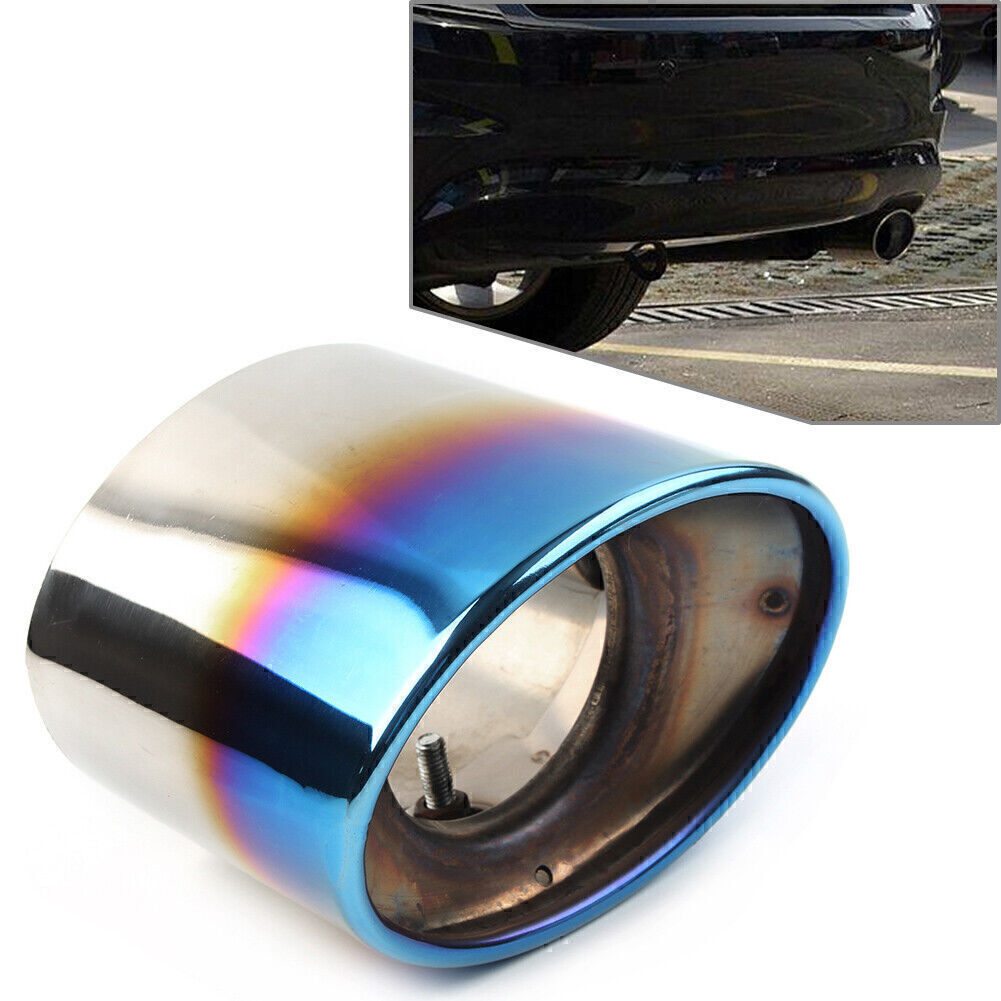 Car Steel Bluing Rear Exhaust Pipe Tail Muffler Tip for Honda Accord 2008- 2012 Q