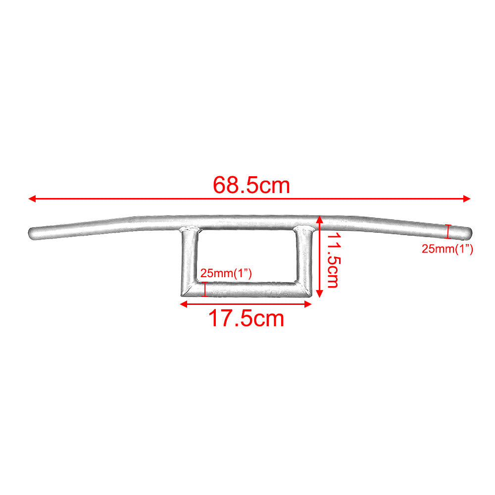 1 Drag Handlebar Z Bar Motorcycle for Suzuki Chopper Bobber Custom Universal