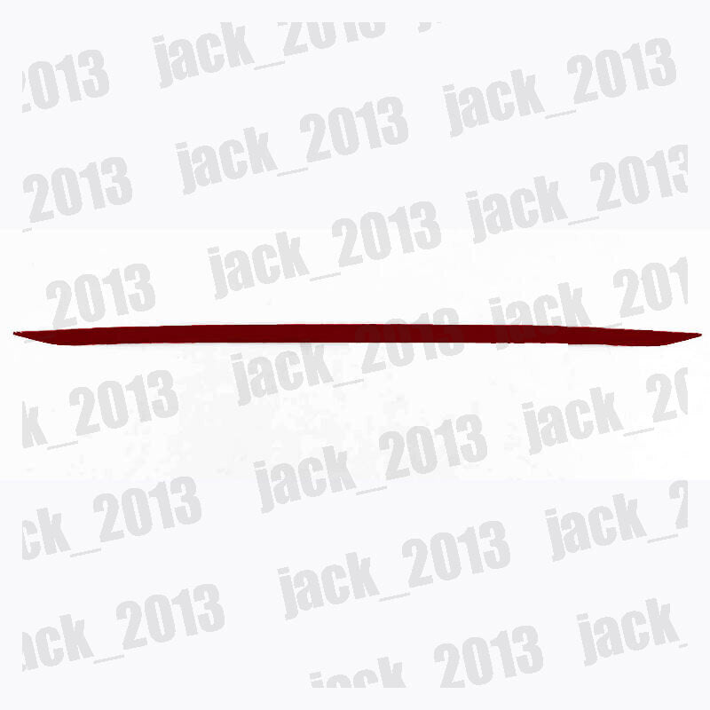 For 2023 2024 2025 for Honda Accord Red Steel Rear Bumper Strip Protector Cover Trim