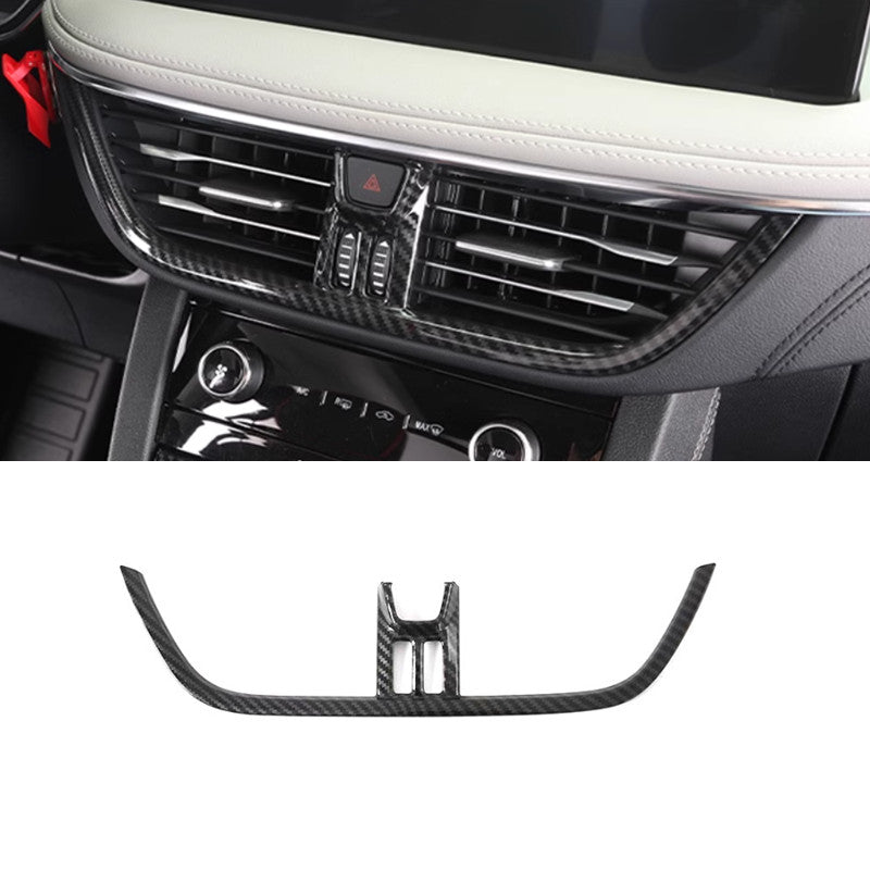 for ford  Escape 2020-2025 Dashboard center Air Vent Trim Carbon fiber Kit