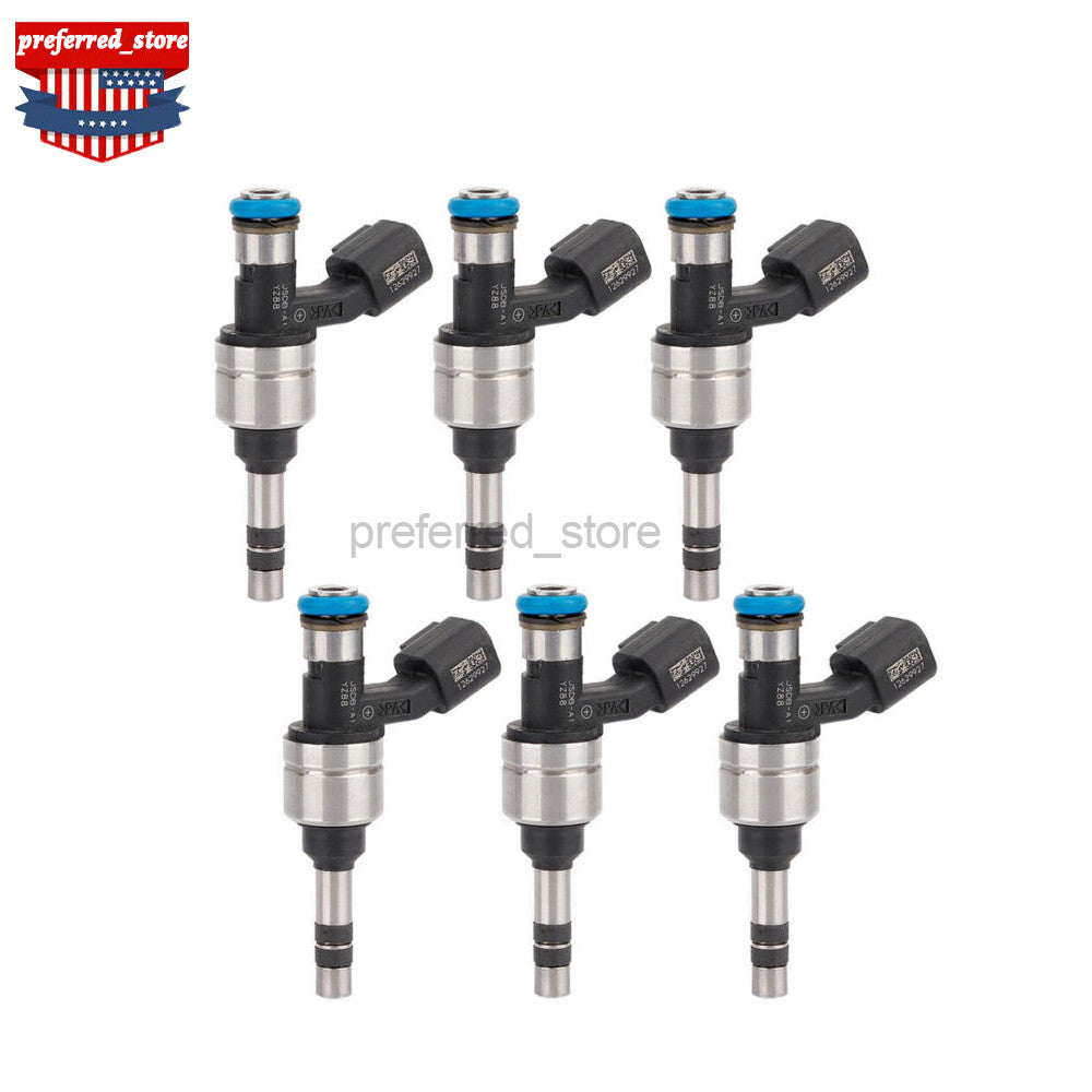 12629927 6PCS Fuel Injectors Fits for Cadillac Srx 2010-11 for Gmc Terrain 2010-2011 Q