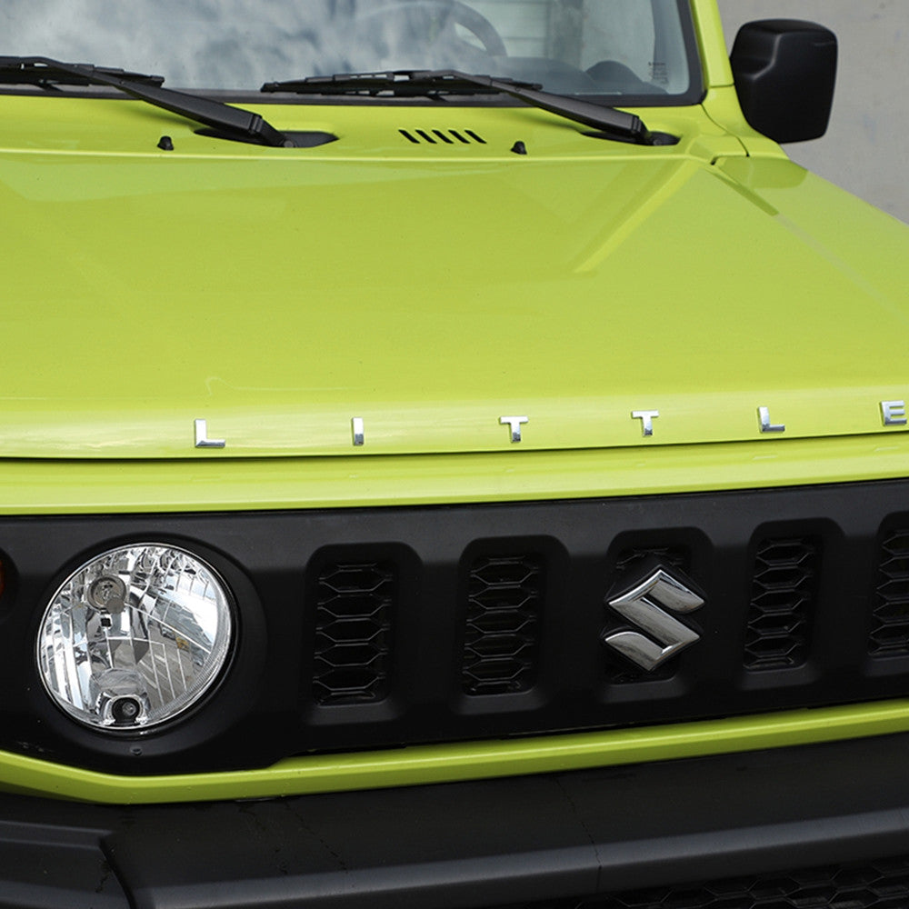 Chrome Front Hood LITTLED Emblem Badge Trim Stickers for Suzuki for Jimny 2019-2023