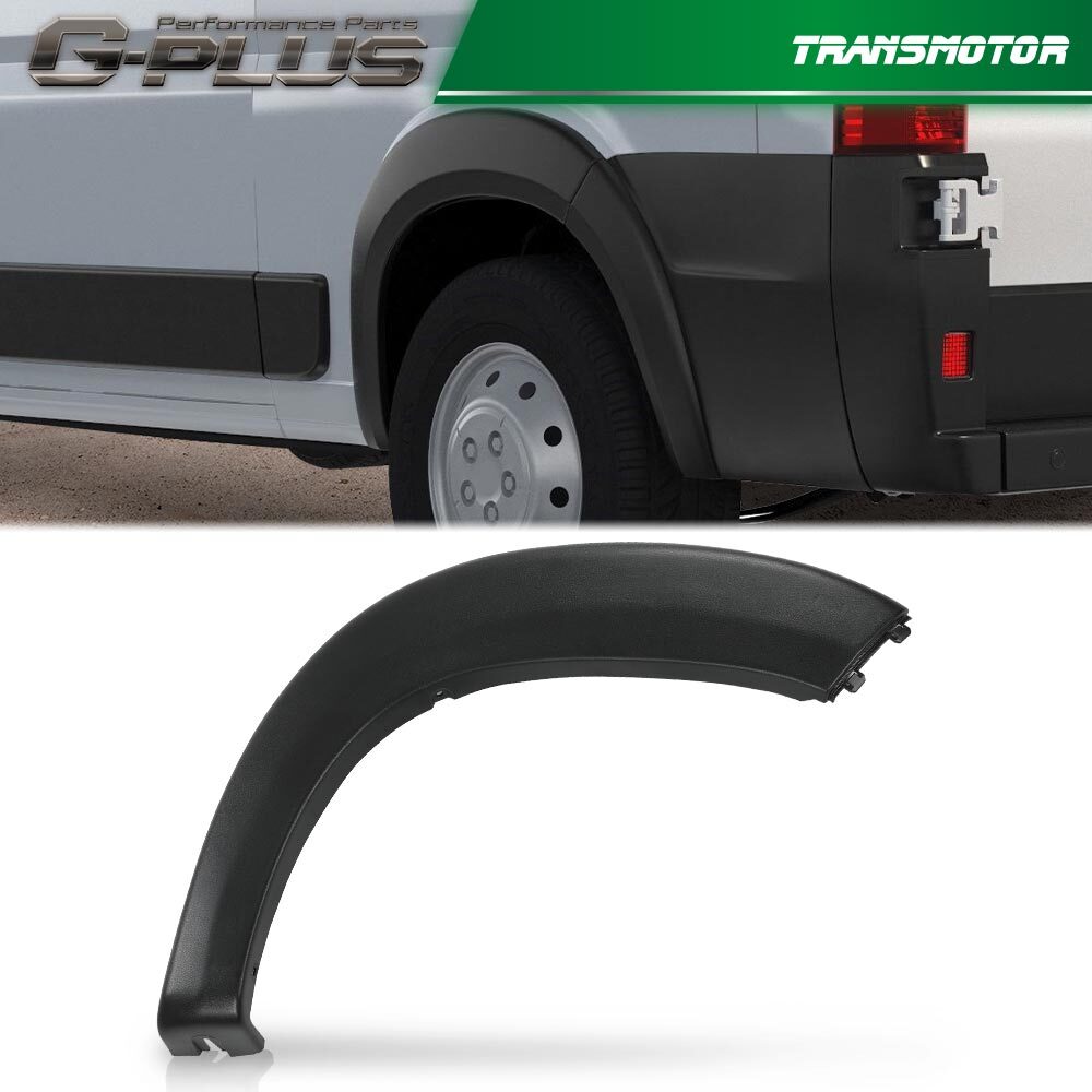 Suitable for 2019-2022 for Dodge for Ram Promaster, left rear molded wheel with decorative fender flash.
