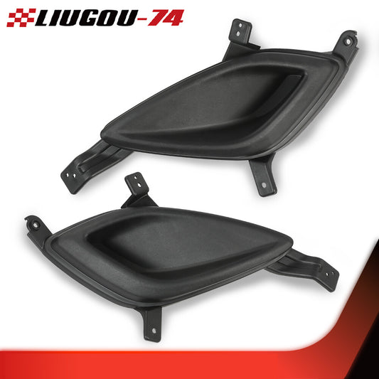 Suitable for 2011-13 for Hyundai for Elantra HY103912 HY1038112, 2-piece set of black fog light covers.