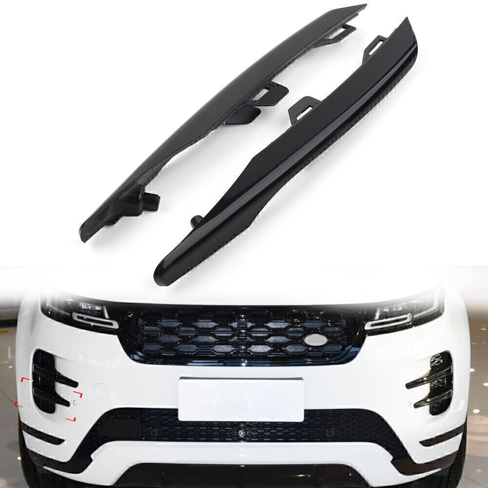 Pair Lower Fog Light Lamp Strip Trim for Land Rover for Range Rover Evoque 2020-2022