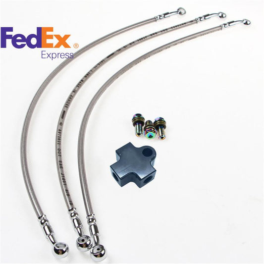 3-way Front Hydraulic Brake Hose Tee Connector Adapter For Motorcycle ATV Bike Q