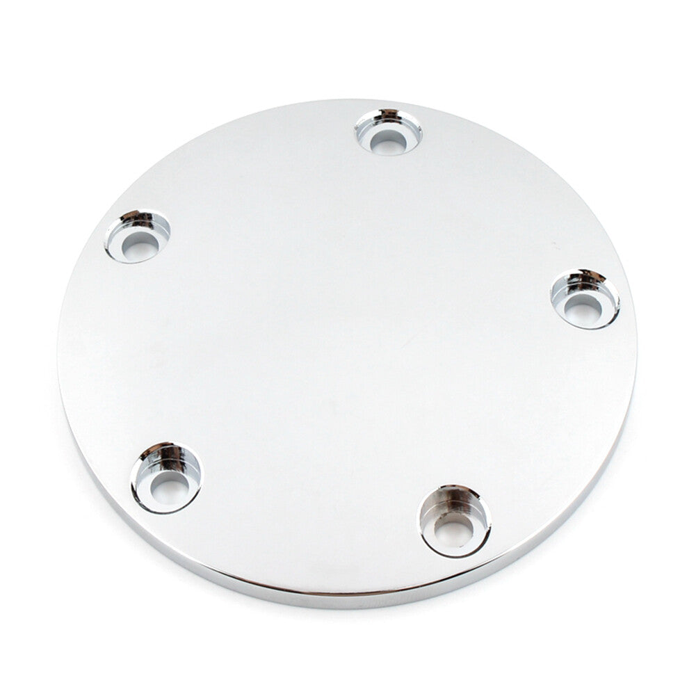 5 Hole Domed Point Timing Ignition Timer Cover Chrome for Harley Softail Touring Q
