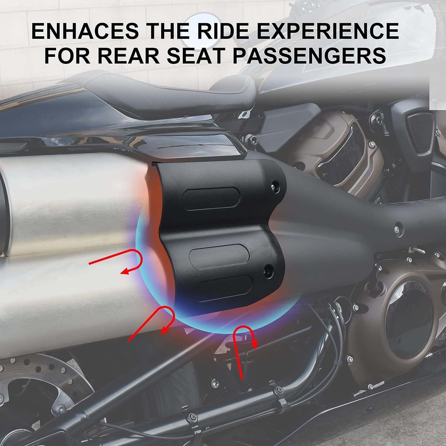 Motorcycle exhaust heat shield for Harley Sportster S RH1250S 2021-2024 n