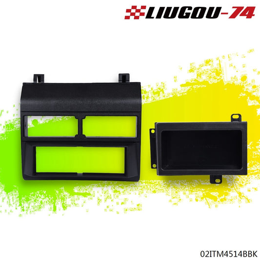 Car Stereo Radio Dashboard Kit Pocket Bezel Trim Fits 1988-94 for GMC Trucks - v
