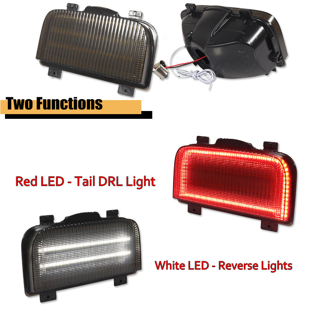 LED Tailgate White Reverse Backup Red Tail Lights for 1991 - 1996 for Corvette C4- v
